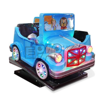 Indoor Kids Playground Cheap Amusement Rides Fiberglass Material Ride On Car Swing Machine